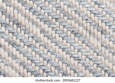 Texture Of White Jacquard Fabric