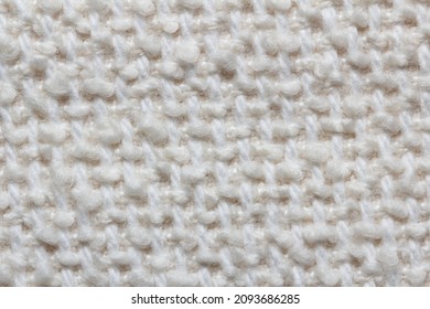 Texture Of White Jacquard Fabric