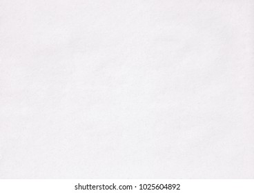 Texture Of White Kraft Paper Sheet With Small Soft Brown Grain Dust