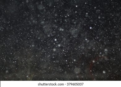 Texture Of White Mist On A Black Background To Overlay