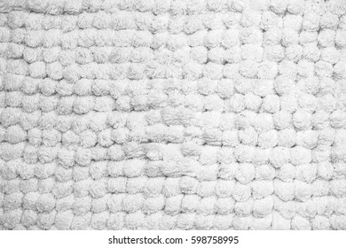 Texture Of White Rug, Background