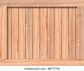 Texture Of Wood Box With Space