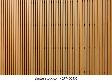 Texture Of Wood Lath Wall Background