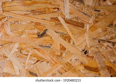 Texture Of Wooden OSB Board In The Detail