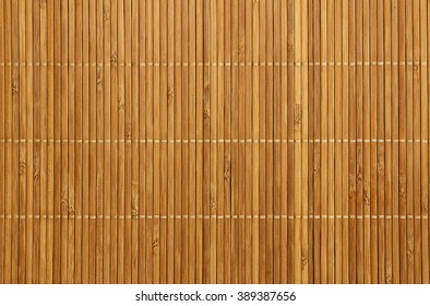Texture of woven bamboo. Bamboo napkin, tatami floor. Background texture of natural bamboo.
