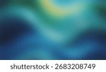 A textured abstract background featuring a gradient of deep blues, teals, and hints of yellow, creating a moody and atmospheric feel.