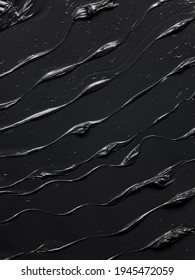 Textured abstract black paint background