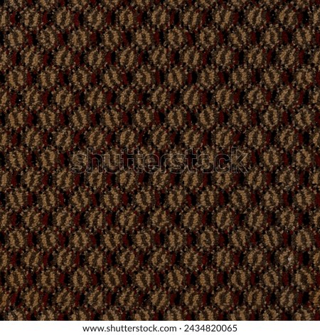 textured fabric with a diamond-shaped pattern in shades of brown