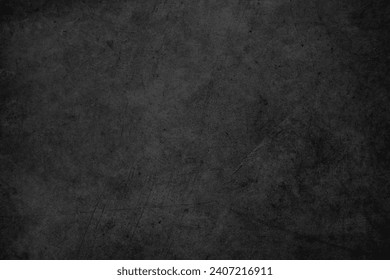 Textured grunge dark black concrete wall background