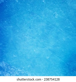 Textured Ice Blue Frozen Rink Winter Background 