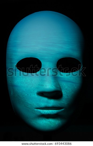 Textured Mask Underwater Painted Surface Neutral Stock Photo (Edit 