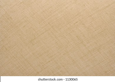 Textured Natural Tan Linen Fabric Background