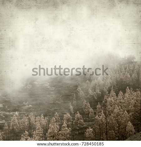 Similar – Image, Stock Photo in the fog Fog Clouds