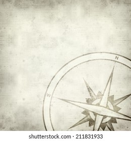 textured old paper background with compass symbol