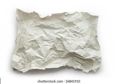 Textured paper on white background
