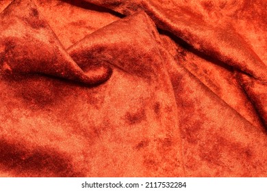 textures of soft velour fabric