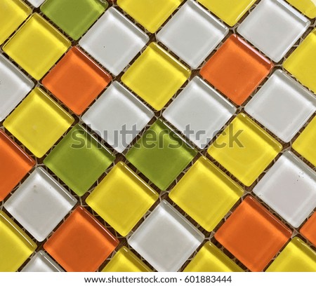 Texture,surface and patterns of mosaic,tile 

