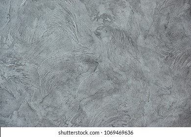 Texturized Grey Putty Vintage Grungy Background 库存照片（立即编辑 