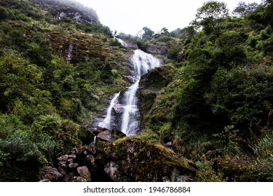 Thac Bac waterfall in the north of Vietnam in Sapa