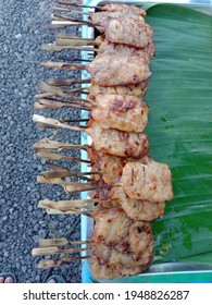 Thai Barbecued Pork In Bamboo Sticks