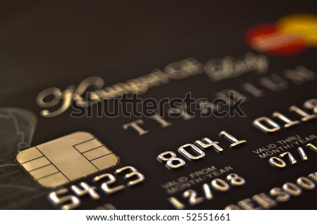 thai credit card closeup