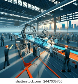 Thai Ev Assembly Line Future Mobility AI-generated image 2445538477 ...