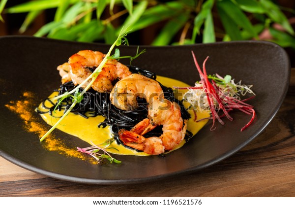Thai Fine Dining Fresh Cilantro Marinated Stock Photo Edit Now 1196521576