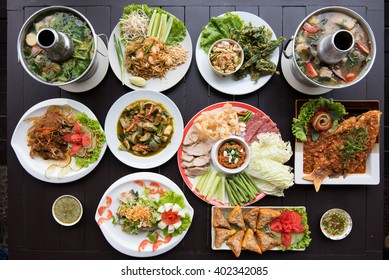 Thai Food On The Table