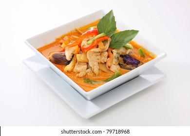 Thai Food Red Curry Chicken