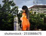 Thai Ghost Doll Puppet (Mae Nak) at Thailand Goosebumps Festival 2024, Chiang Mai, Northern Thailand
