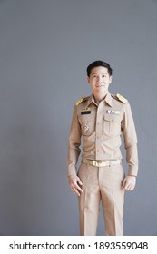 Thai Government Officials In Official Uniform