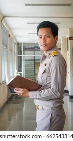 Thai Government Officials In Official Uniform