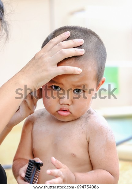 Thai Little Boy Haircut Skinhead By Stock Image Download Now