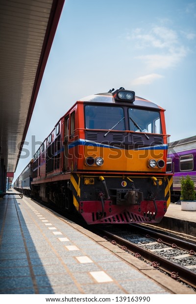 Thai long distance\
train