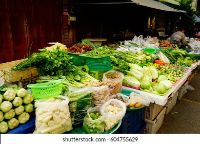 thai market, vegetable market