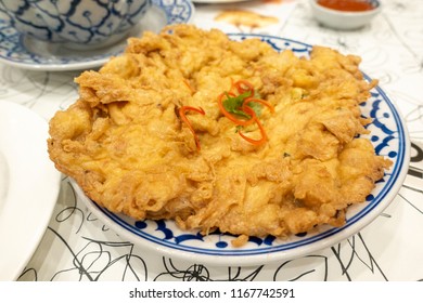 Thai Omelette On Dish