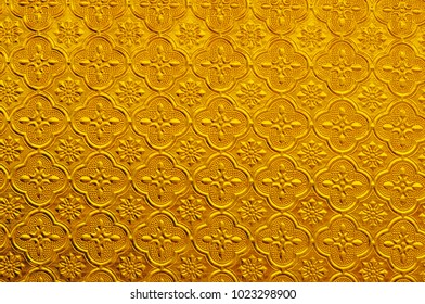 Thai Pattern On Stained Glass Stock Photo 1023298900 | Shutterstock