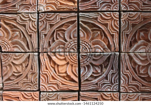 Thai Patterned Tiles Used Decorate Walls Stock Photo Edit Now