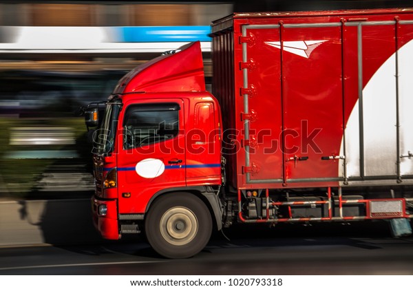 Thai post Speed\
Truck.