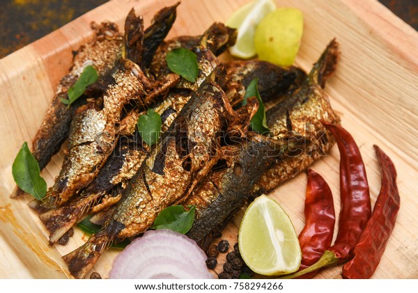 Thai Sardine Pilchard Fry Fish Curry Stock Photo Edit Now 758294266