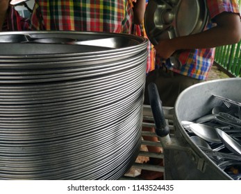 Thai School Lunch Tools Background