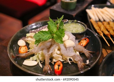 Thai Shrimp Sashimi