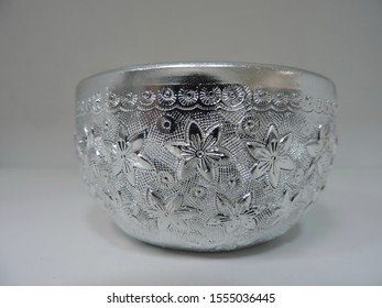 Thai Silver Bowl Carving Pattern.