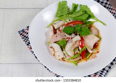 Thai Spicy Squid Salad