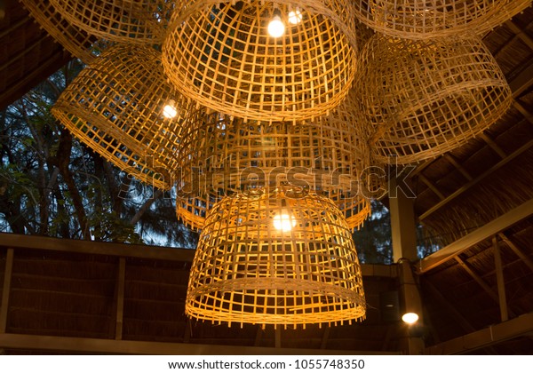 Thai Style Chandelier Make Chicken Coop Royalty Free Stock Image