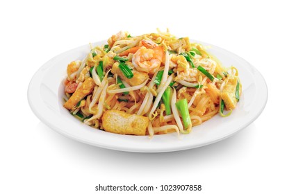 Thai style noodles , Pad thai 