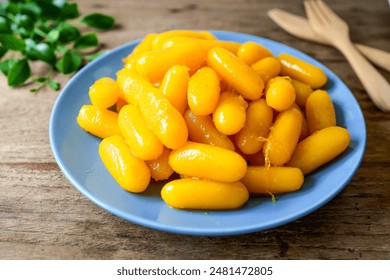 Thai sweet bean paste ,Thai called Med Kanoon, Thai dessert 
