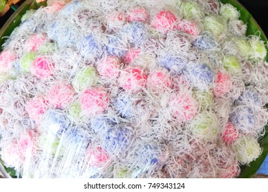 Thai Sweets In Plastic Shrink Wrap