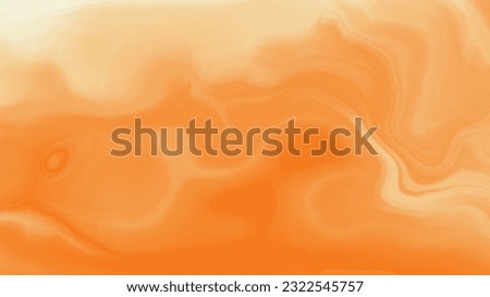 Thai tea mixing with milk texture background. Food and drink close up.