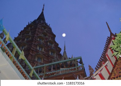 Thai Temple Wat Taam Suer on Evening Time at Kanjanaburee Province - Shutterstock ID 1183173316